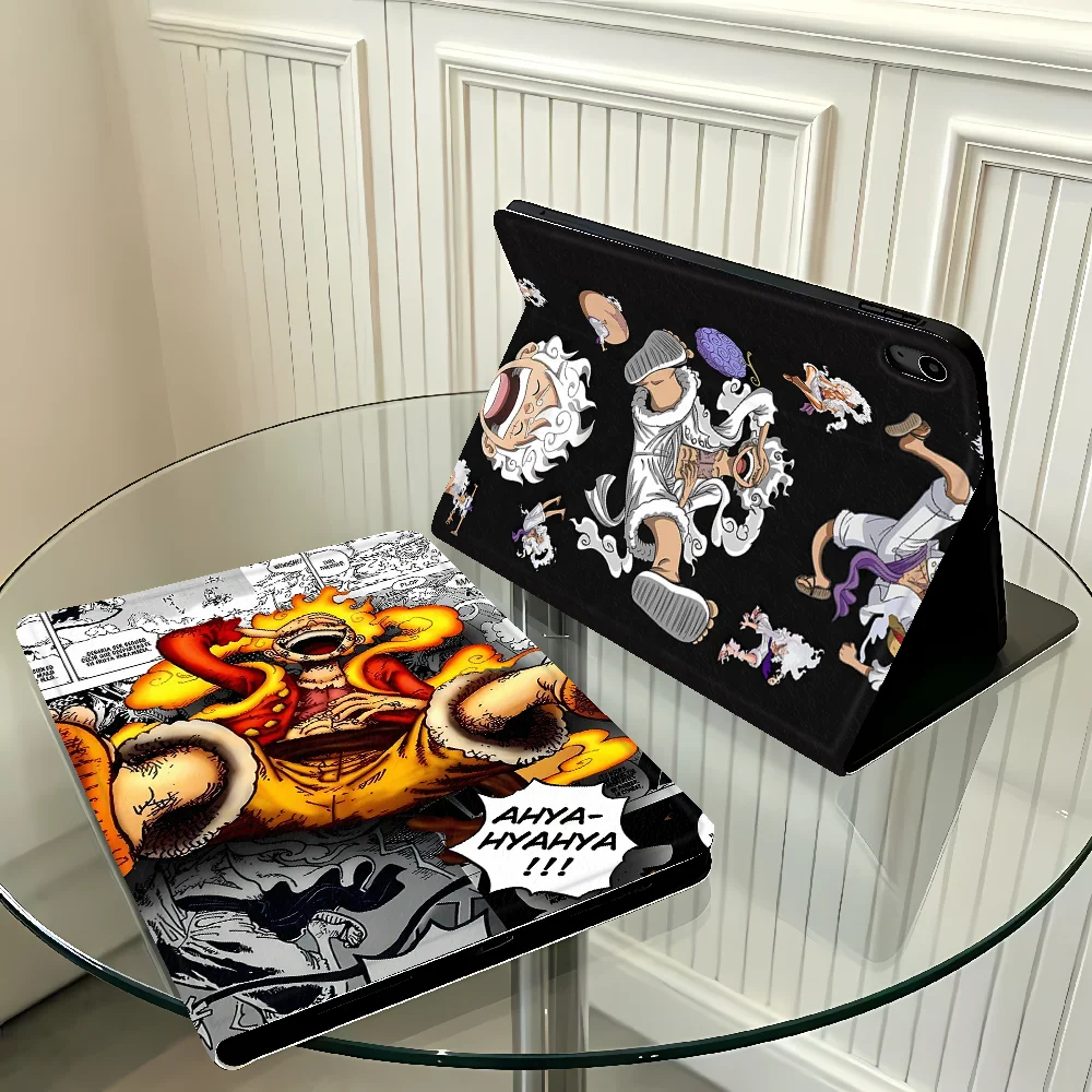 With Pencil Holder Case for Apple iPad Pro11 13 Air 11 13 M4 M3 M2 A16 2026 10th 7/8/9th Air 4/5/6th Luffys One Pieces