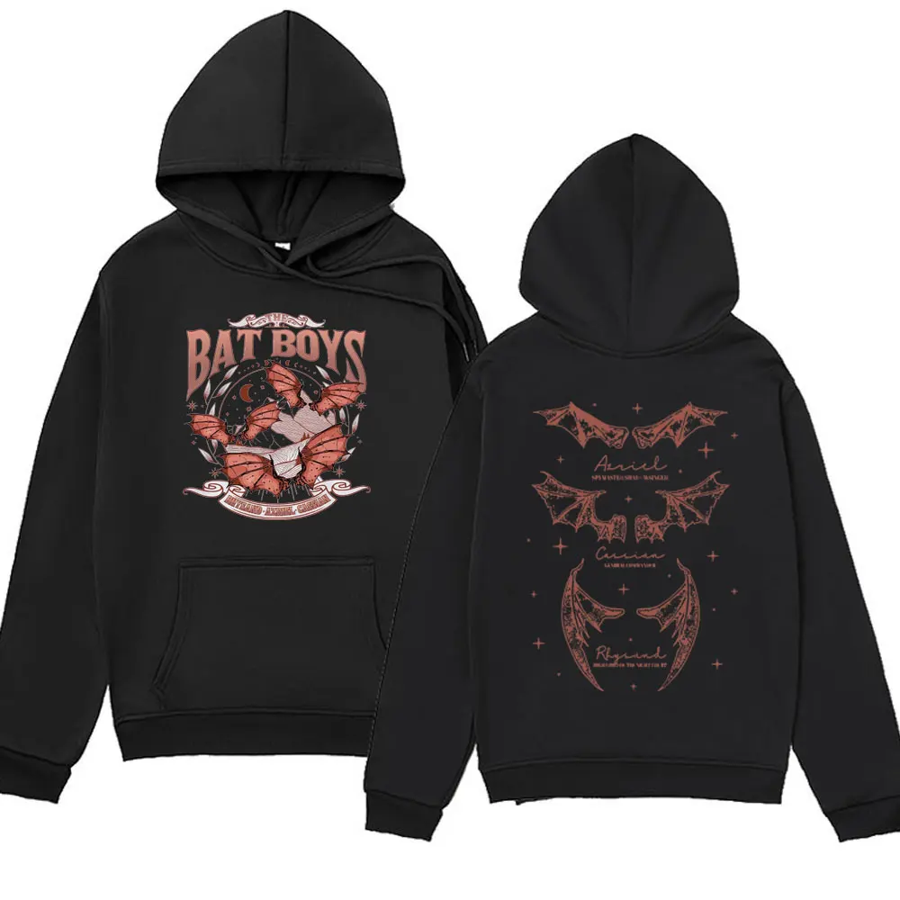 

The Bat Boys Rhysand Azriel Cassian Hoodie Men Women Aesthetic Harajuku Sweatshirt Oversized Streetwear Fashion Fleece Pullover