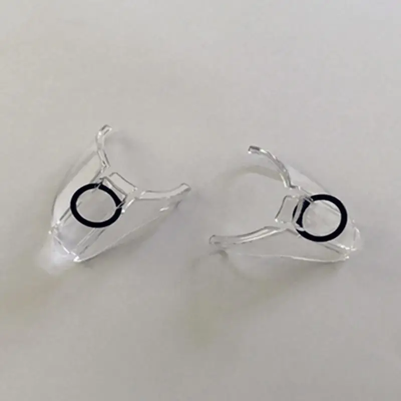 Clear Safety Glasses Side Guard Attachment 1 Pair Anti-Fog Transparent Eye Protection for Laboratory Workers