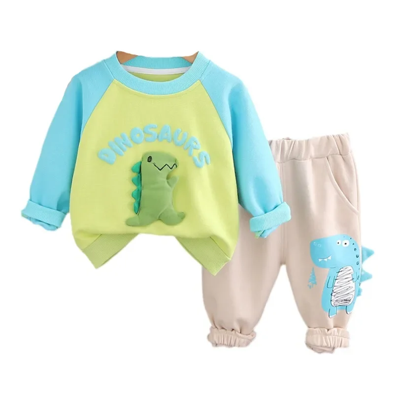 

New Spring Autumn Baby Girl Clothes Infant Boys Clothing Children Fashion T-Shirt Pants 2Pcs/Set Toddler Costume Kids Sportswear