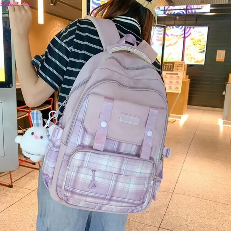 

C9GB Lovely Backpack Student School Bag Large Capacity Backpack Casual Daypacks
