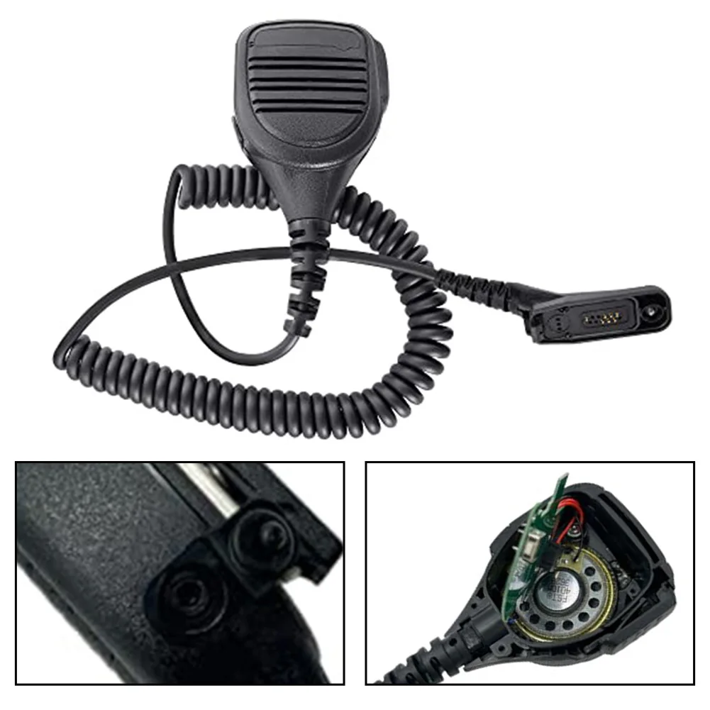 PMMN4024A Speaker Mic For Motorola APX8000 XPR6350 DP3400 Talkie With Windproof Design And 3.5mm Jack Replacement Part view 3