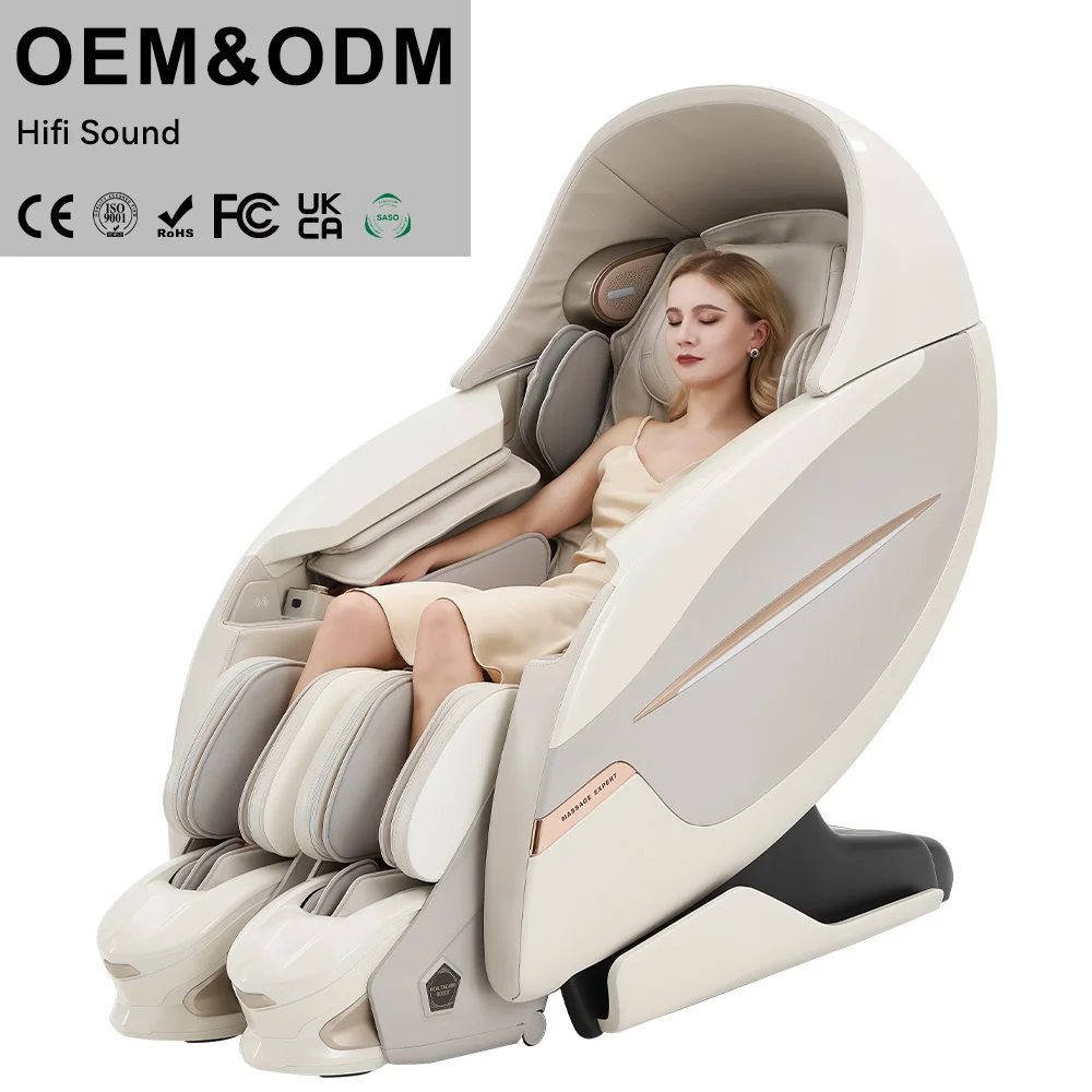 Individual Legs Stretch Reclining Voice Control Health Care Spa Massage Chair