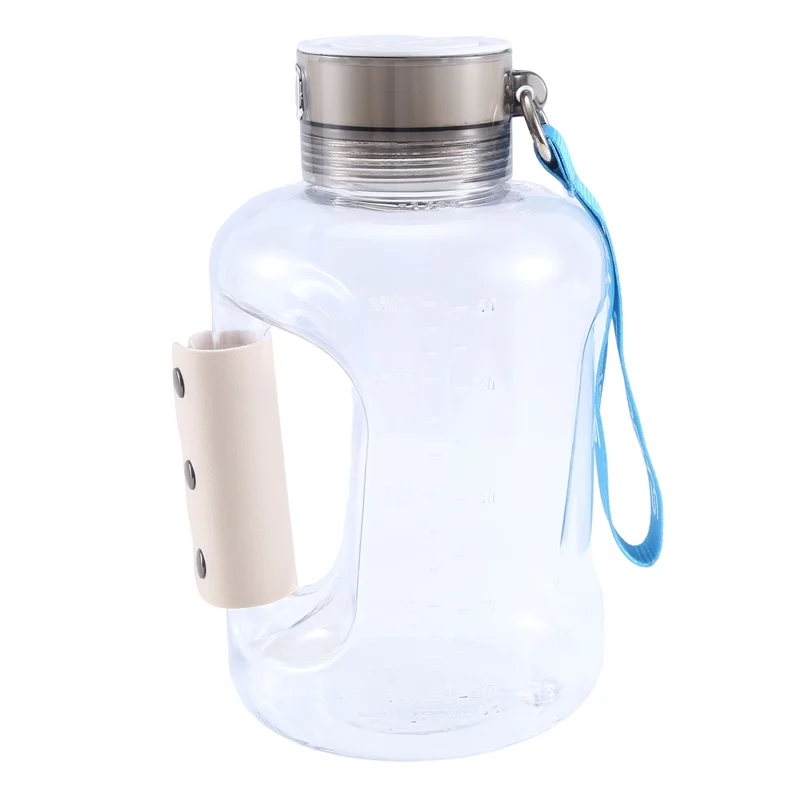 BAAD زجاجة ماء الهيدروجين 1.5 لتر زجاجة مياه رياضية محمولة غنية بالهيدروجين مولد مياه الهيدروجين الجزيئي الغني (أبيض) متين