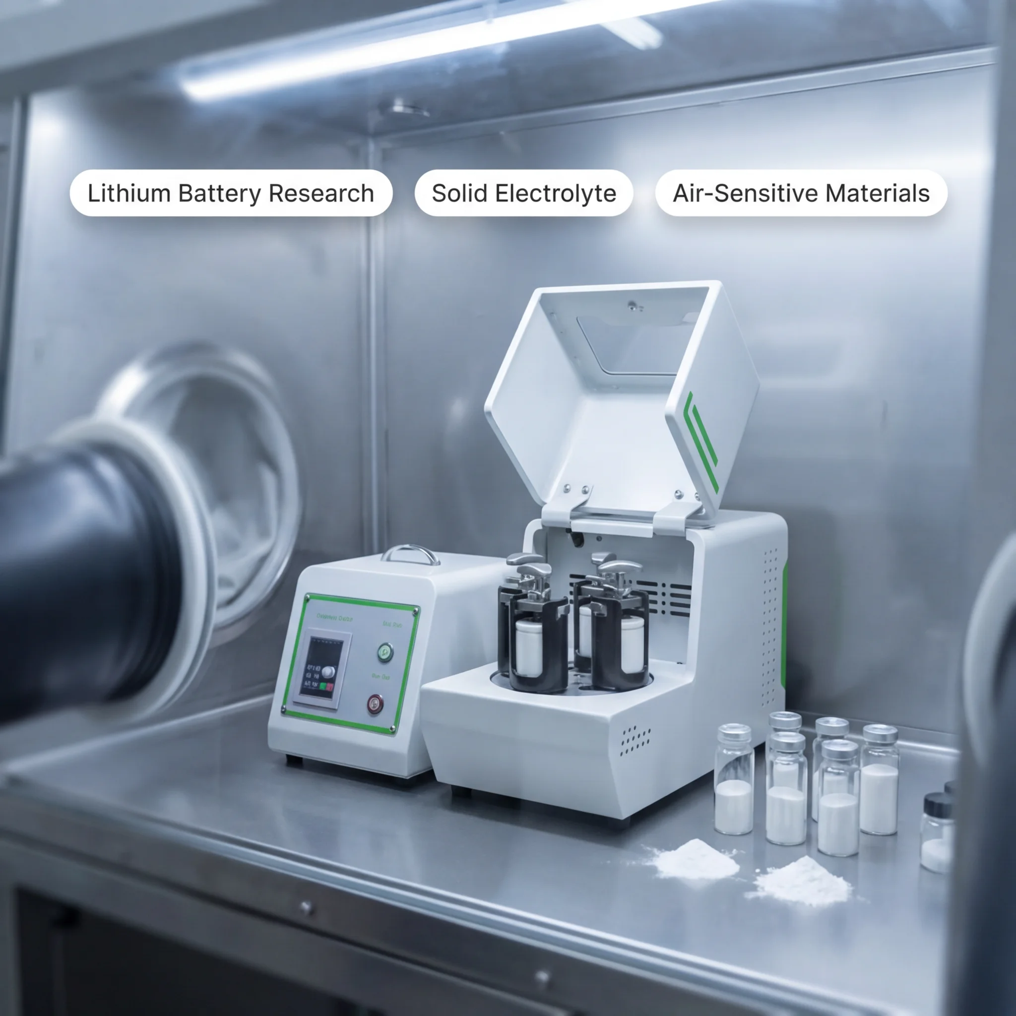 2026 CZJElectric Mini 4-Station Planetary Ball Mill High-Accuracy Nano Grinding Compatible Glove Box For Lab Sample Prep