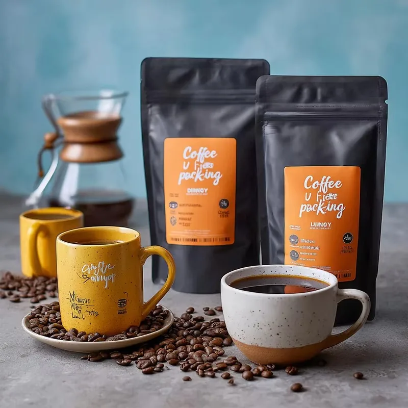 Customized Matte Ziplock Plastic Bag | Resealable Tear-Notch Stand Up Pouch | Coffee Beans Chocolate Cheese Packaging