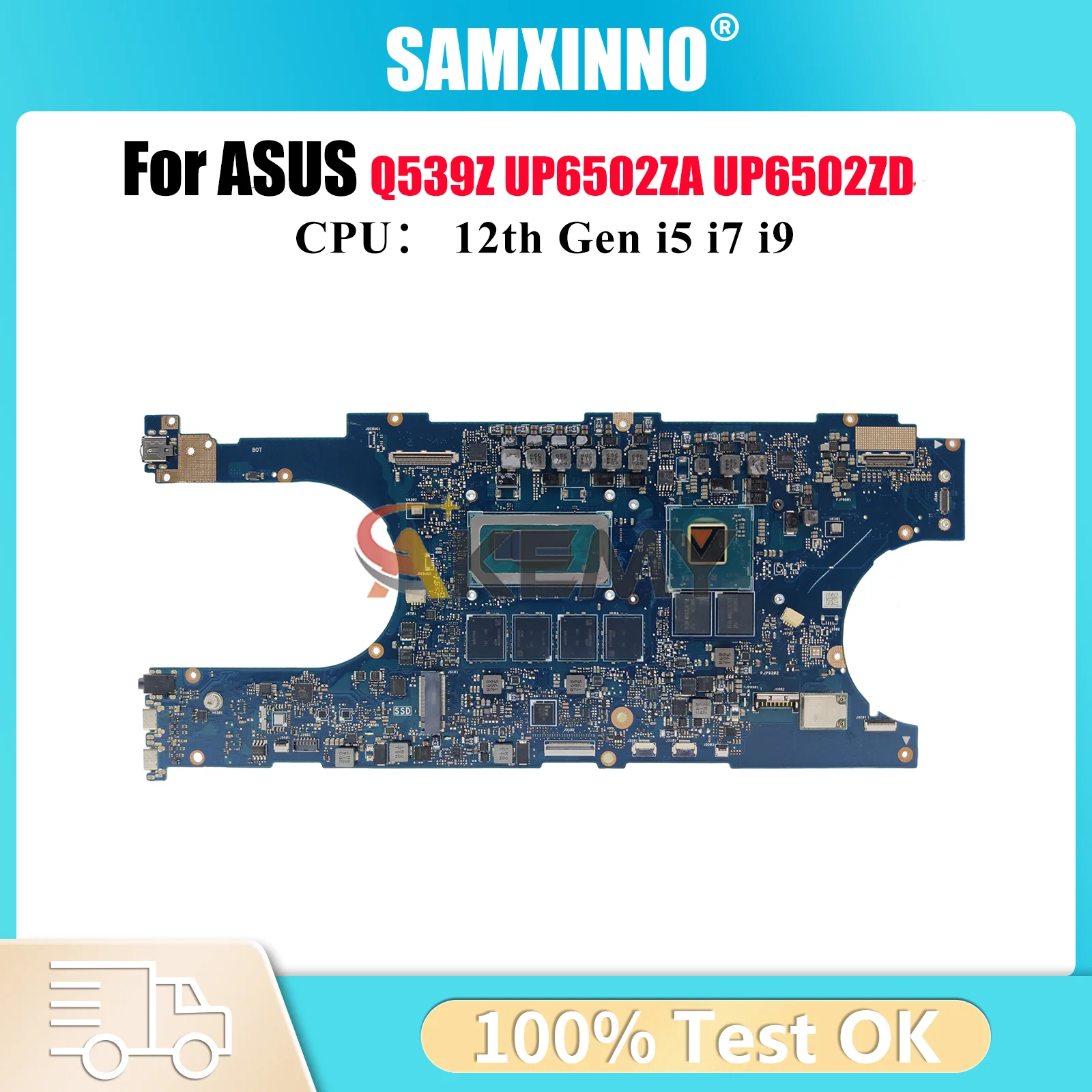 

UP6502ZD Материнская плата для ноутбука ASUS ZenBook Duo Q539Z UP6502ZD UP6502ZA UP6502Z Материнская плата с 12-го поколения i5 i7 i9 100% тест в порядке