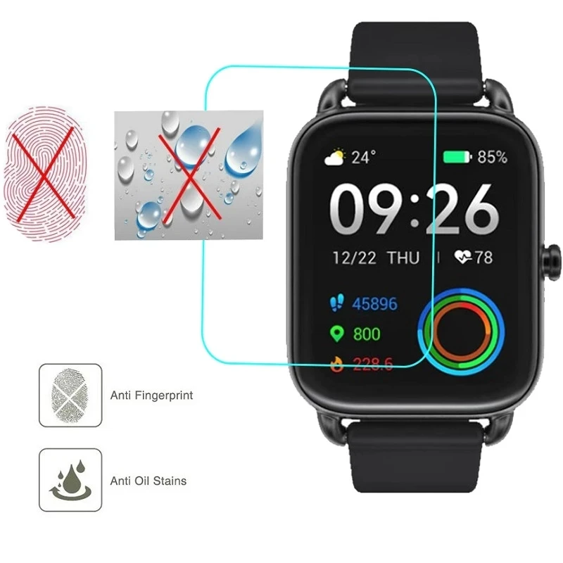 6 Pcs Soft Protective Film For Haylou Watch LS 01 02 LS05 Solar Screen Protector Hydrogel Film Not Glass Film Smart Watch Guard