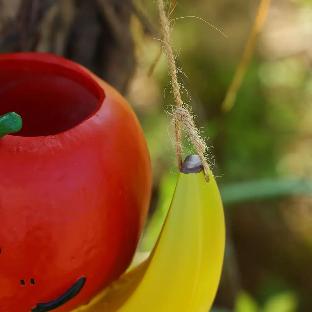 

Милый подвесной горшок-качели оранжевой формы в форме фруктов, цветочный горшок ручной работы, декоративный маленький горшок для растений, подарок для любителей растений