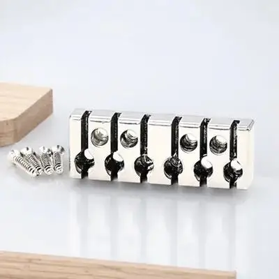 

Headless Electric Guitar String Lock Zinc Alloy 6 String Locking Nut Easy Installation Guitar Supplies Metal Locking Nut