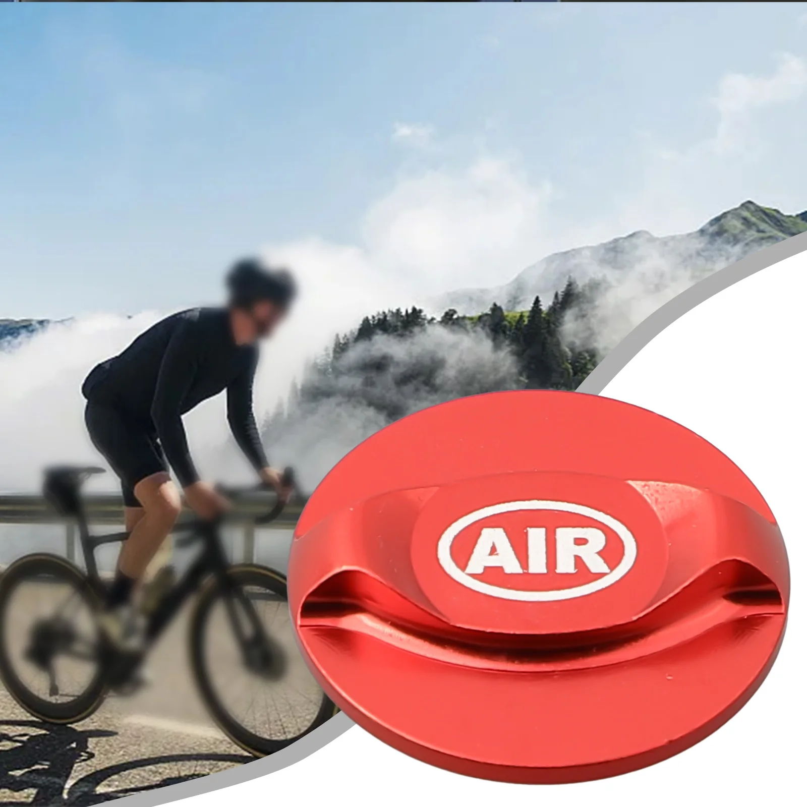 

Крышка вилки, крышка воздушного газового клапана, запасные части для езды на велосипеде, передняя подвеска, аксессуары для велосипеда из алюминиевого сплава, новинка