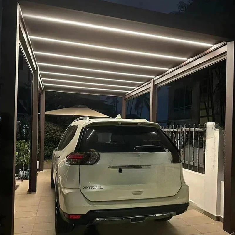 Outdoor Gazebos Aluminum Alloy European Pavilion Awning Tents Villa Courtyard Scenic Area Leisure Shed Home parking shed A