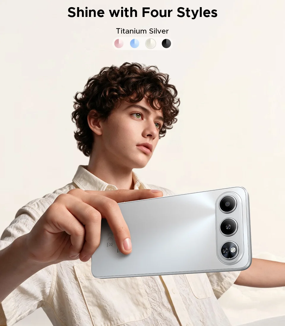 DOOGEE Note 60 Smartphone 6150mAh Battery 6.56'' Display 32GB(3+29) 128GB 13MP Main Camera UNISOC T7225 Android 16 Mobile Phone