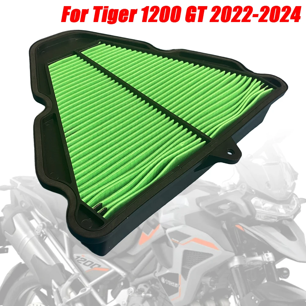 Motorcycle Replacement Engine Air Filter Cleaner Intake Filter Element For Triumph Tiger1200 GT Explorer Pro Rally ABS 2022-2024