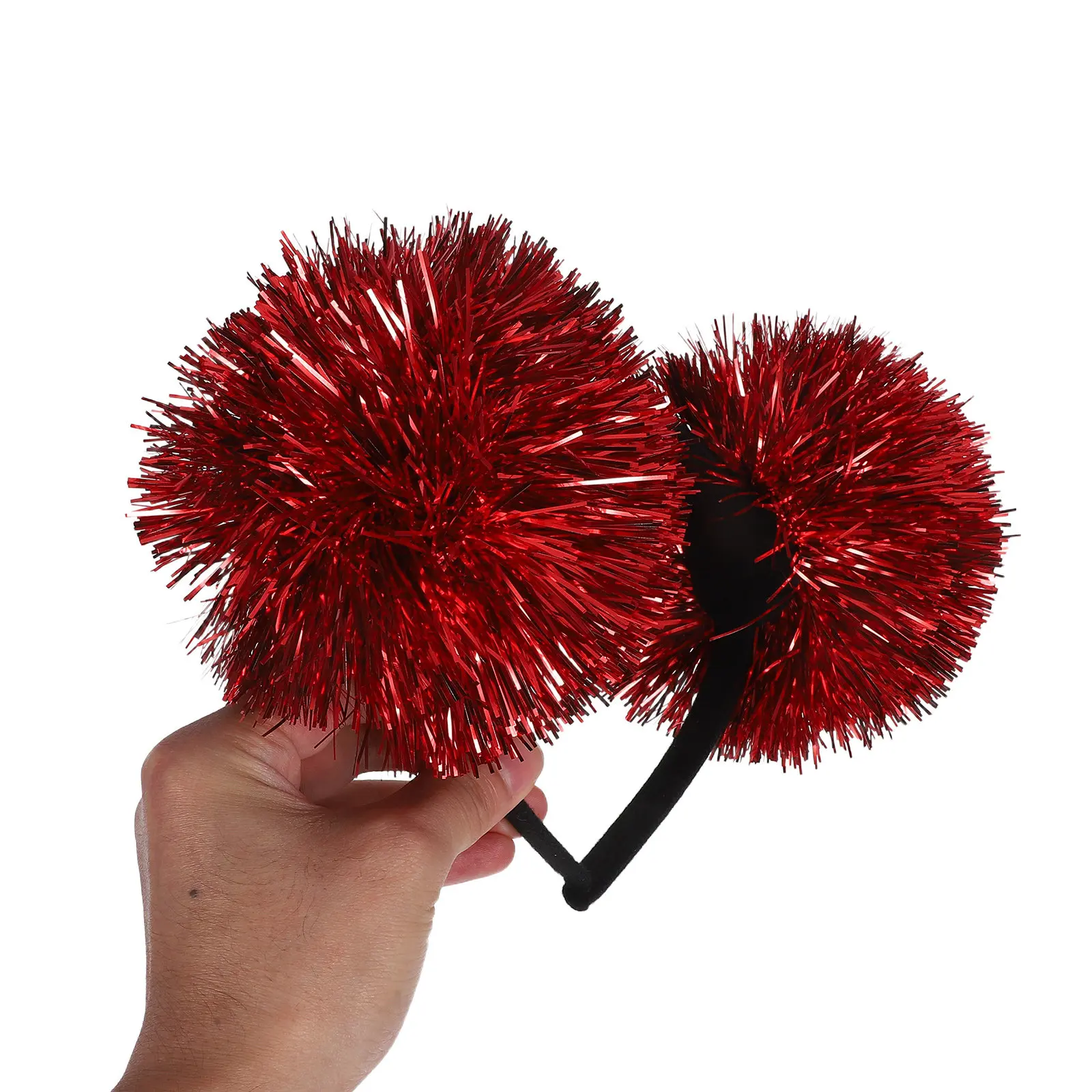 

Yarn Ball Glitter Headband Hair Band Holiday Party Performance Costume Accessory Christmas New Year Easter