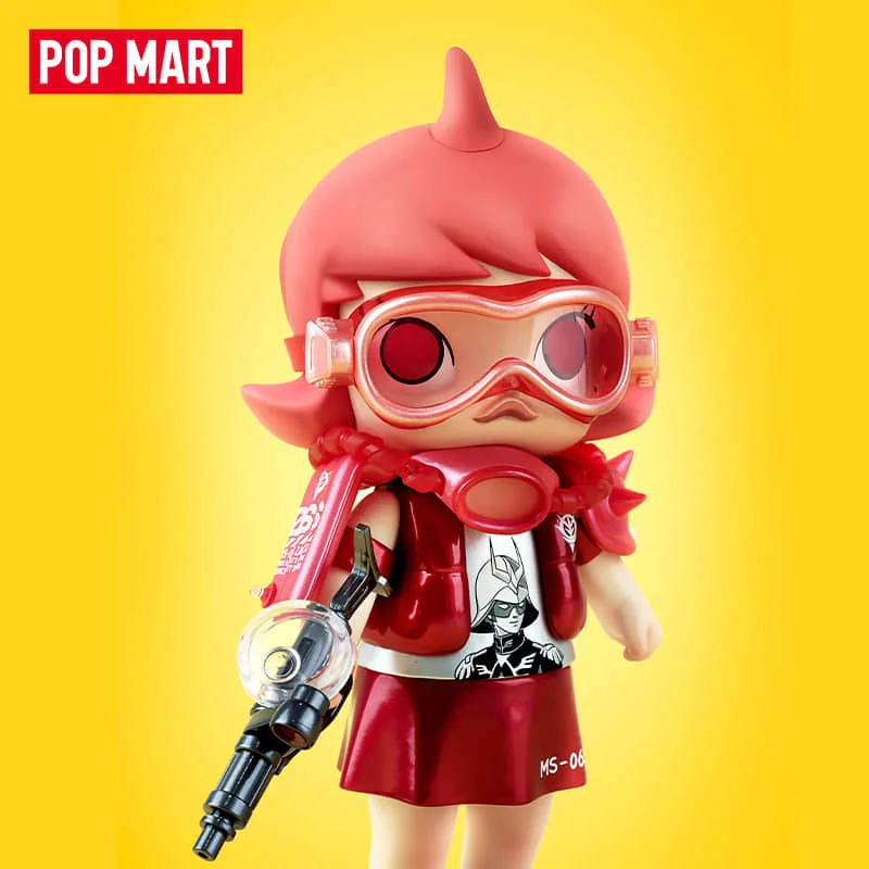 18cm POPMART MOLLY Zagu Doll Special for Xiaya Anime Action Figure Ornament Figuriens Home Decor Desktop Dolls Model Girls Gift