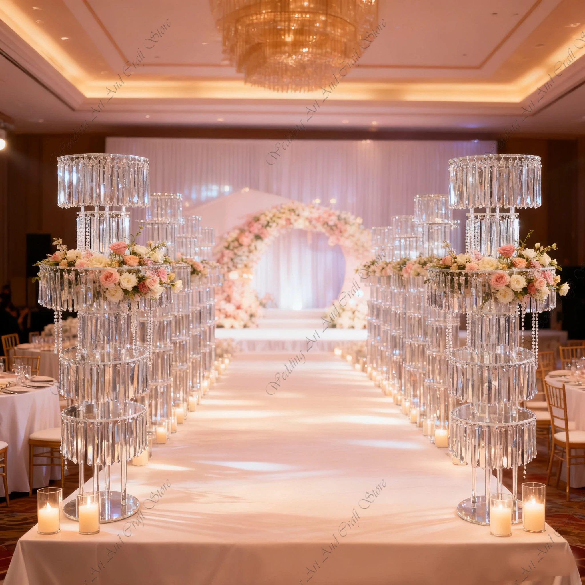 4 шт., 120-130 см, высота f30, – обзор и цена Centerpiece Vase Tall