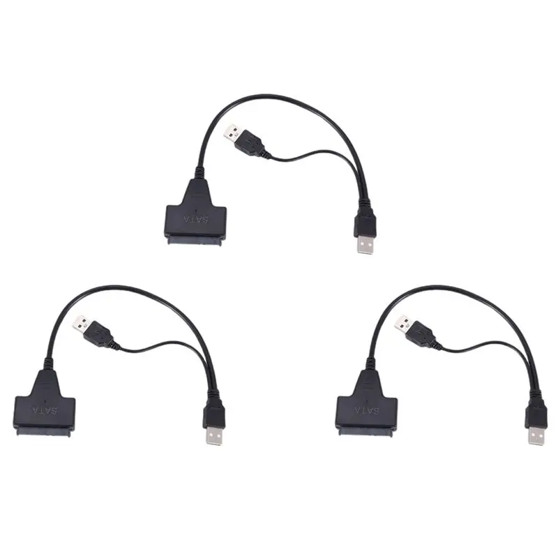 Leading-3X USB 2.0 To IDE SATA S-ATA 2.5/3.5 Inch Adapter For HDD/SSD Laptop Hard Disk Drive Converter Cable