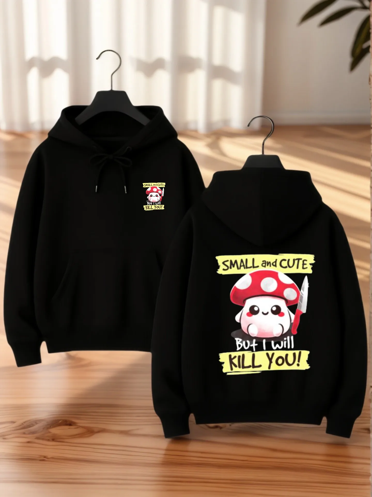 هوديي جرافيك للنساء، طباعة كرتونية، جمالية كاجوال، قماش ناعم، ملابس يومية غير رسمية، للشباب #1