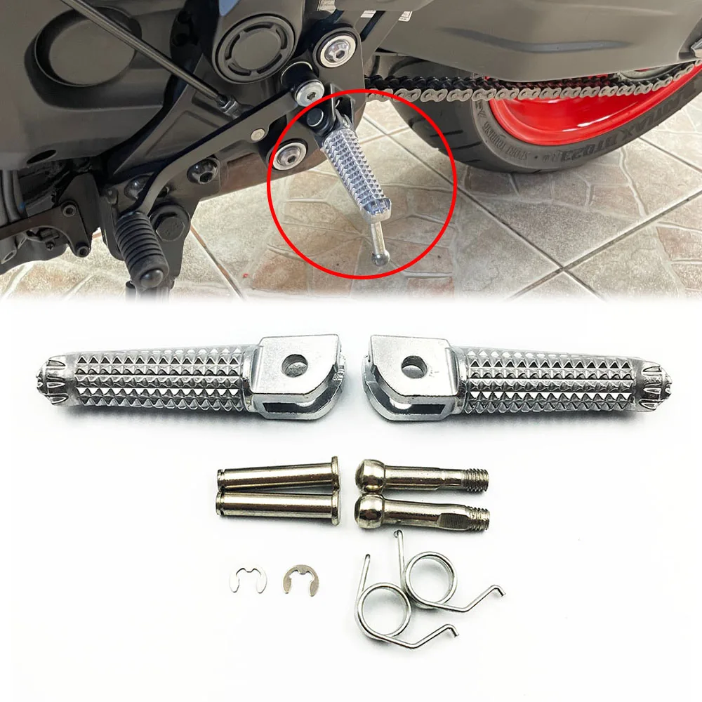 Motorcycle Front / Rear Footrests Foot pegs Foot Pedal Spring For YAMAHA R1 R6 MT09 MT07 R3 R15 R25 FZ1 FZ6 YZF600 YZF1000