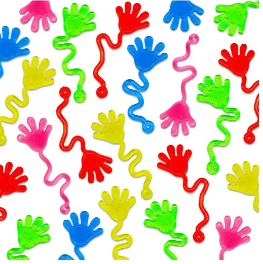 5-50Pcs Kids Funny  Sticky Hands toy Palm Elastic Sticky Squishy Slap Palm Toy kids Novelty Gift Party Favors supplies