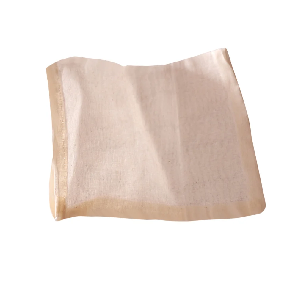 

10pcs 30X40Cm Reusable Cotton Drawstring Bags For Coffee Tea Spices Nut Milk Strainer Filter Bag Kitchen Bar Tools
