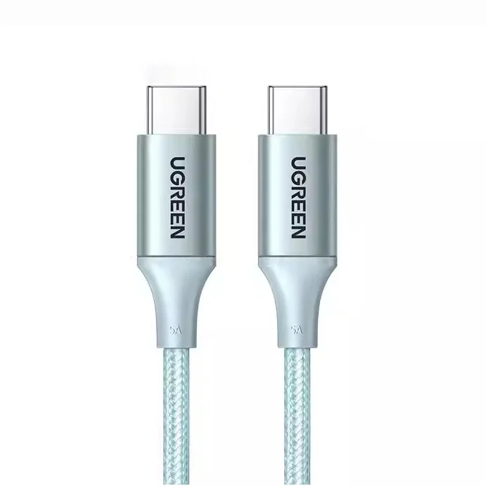 

UGREEN USB C PD 100W Cable 5A Type C Fast Charging Cable Aluminium Shell Braid Charging Cord for iPhone 15/16