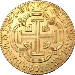 1725 Spain 4 Escudos-Felipe V Cuenca Gold Copy Coin