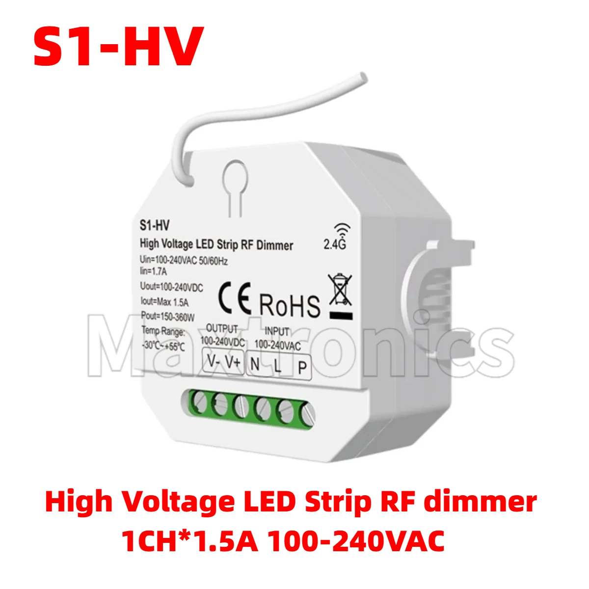 NIEUWE SKYDANCE 2.4G LED Dimmer Controller Serie S1-HV/V1-F/V1-KC/V1-HP Draadloze 1CH Dimmen Constante Spanning voor LED Strip Licht