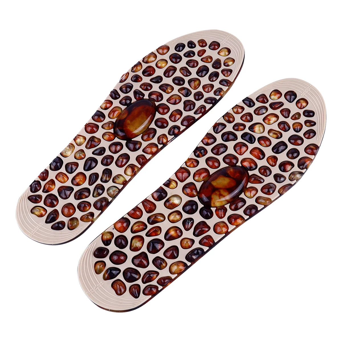 

Foot Rubber Pebble Insole Point Pad Men's and 's 1 Pair Cushion Shoes Insoles Floor Mat Man