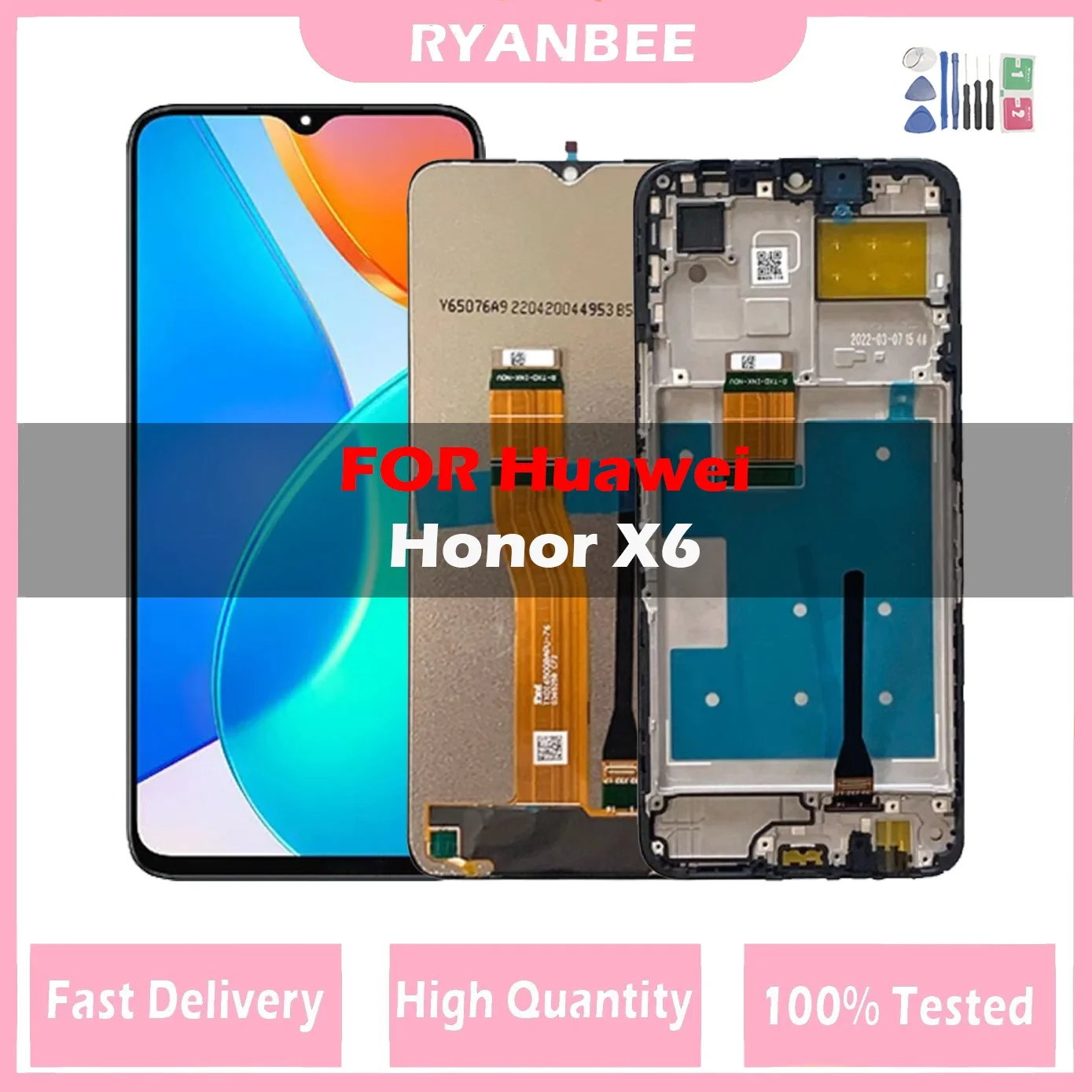 

Original For Huawei Honor X6 LCD Display Touch Screen Digitizer Assembly For Honorx6 VNE-LX1 VNE-LX2 VNE-LX3 LCD With Frame