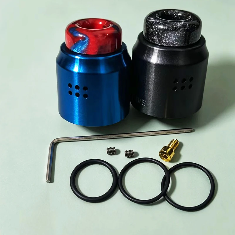 Recurve Dual Tank 24mm Dual Coil Chamber Oval Circulation Structure Anti-Condensation vs killing time Decorative Spare Part