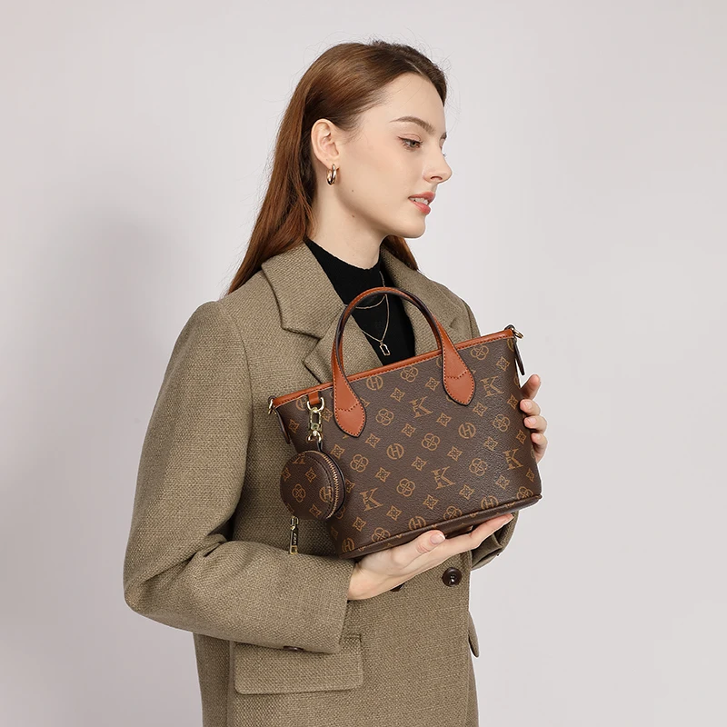 

Mkf Genuine Retro Presbyopic Bucket Bag Handbag 2024 New Classic with Pendant Shoulder Bag Crossbody Bag Trendy