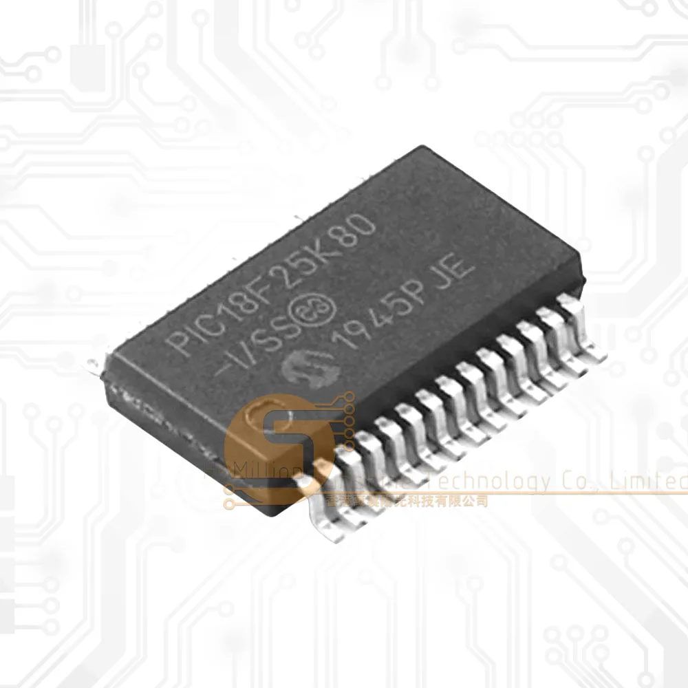 

10pcs PIC18F25K80-I/SS PIC18F25K80 SSOP-28 Original New 8-Bit Microcontroller MCU EEPROM Flash IC CHIP