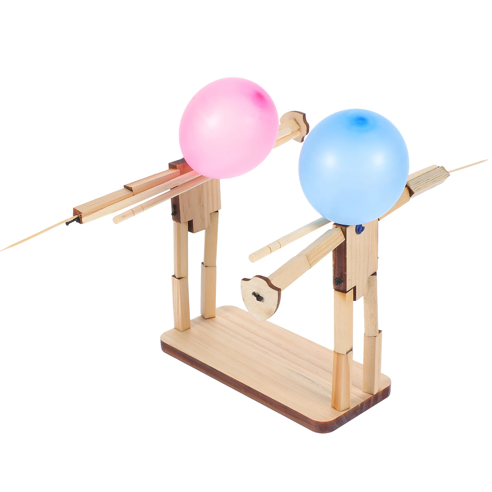 Holz Fechten Spielzeug Puppe Puppen Tisch Kampf Spielzeug Kit Ornamente Desktop Machen Liefert Eltern-kind