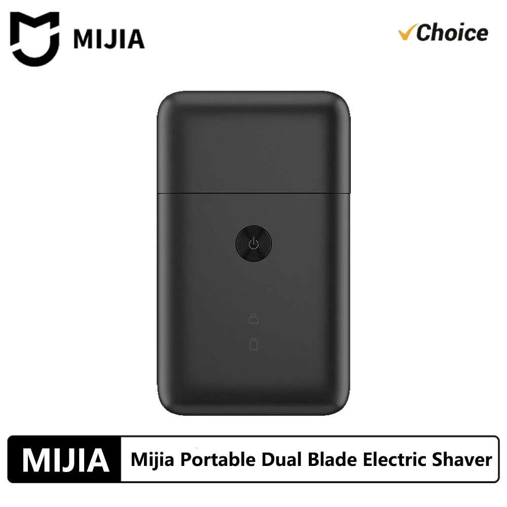 new-mijia-electric-shaver-dual-cutter-blade-reciprocating-high-speed-motor-magnetic-suction-ipx7-waterproof-portable-razor-（cn）