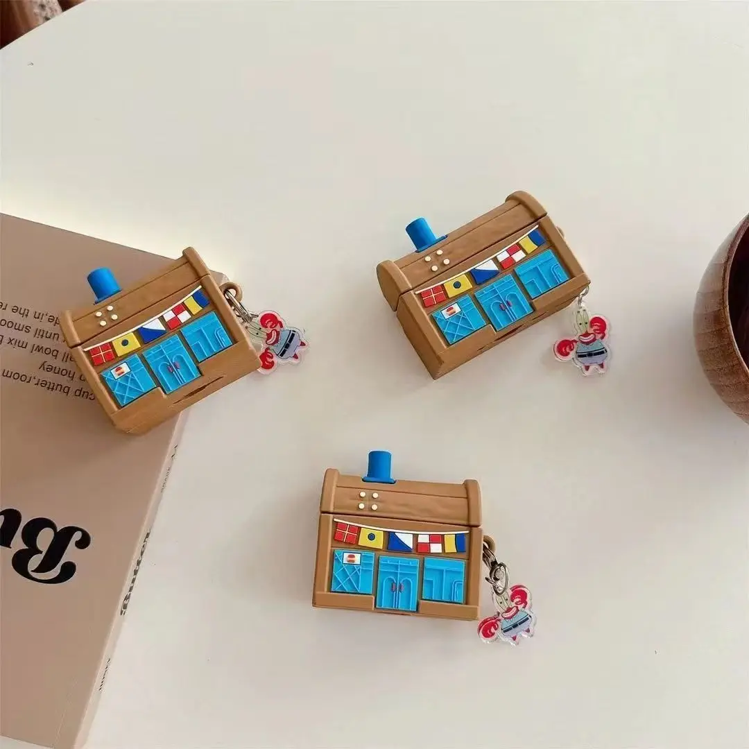 MINISO Creative Restaurant Fones de ouvido Bluetooth compatível com Apple AirPods 1/2/3/4 Pro/Pro2 Universal