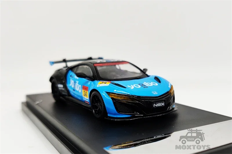 TimeMicro 1:64 Nsx # 93 # 34, гоночная литая под давлением модель автомобиля