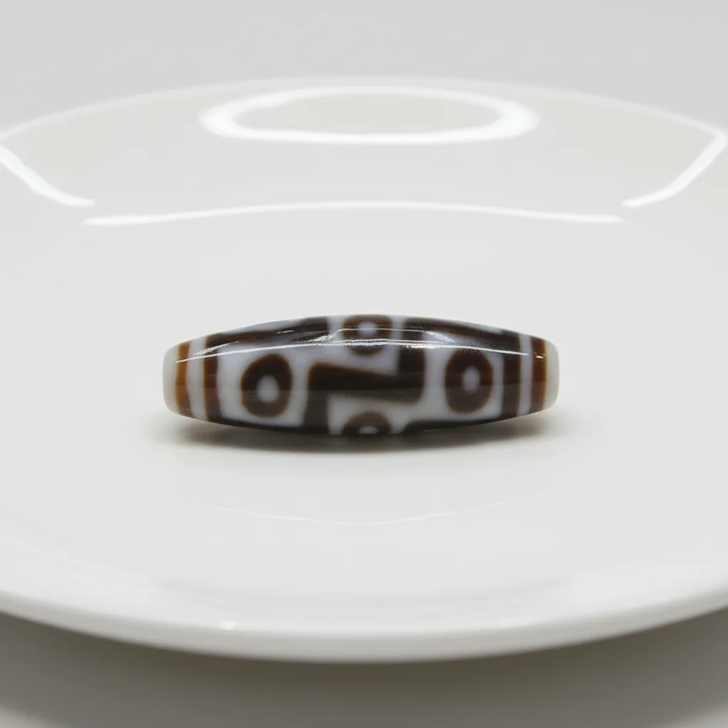 

Nigh-Eyed Natural Tibetan Agate Dzi Beads Oval Grade AAA Jewelry Making DIY Necklace Bracelet White None Eyes Tibetan Dzi Beads
