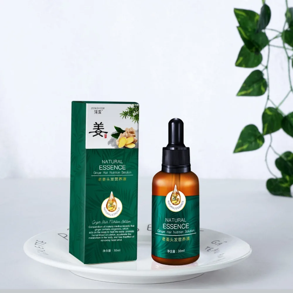 향수 Hair Growth Treatment Liquid Four Herbs Natural Ingredients Hair Growth Products Serum Hair Care Prevention Series 집게핀