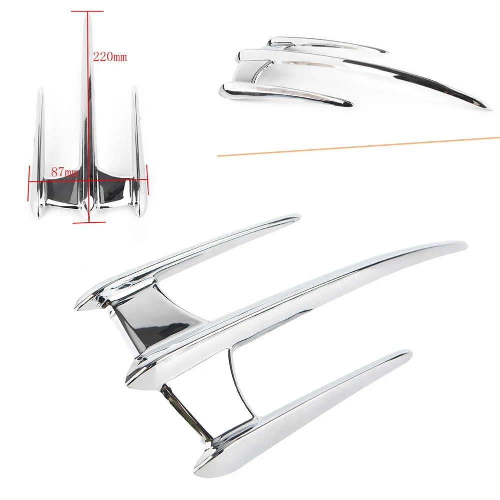 Chrome Front Fender Trim Decor Ornament For Honda Goldwing GL1800 2001‑2015 Motorcycle Fender Decoration Strip