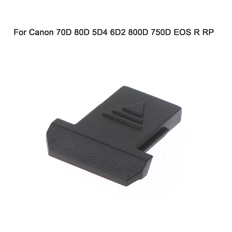 Voor Canon Black Flitsschoen Bescherming Cover Voor Camera 70D 80D 5D4 6D2 800D 750D EOS R RP