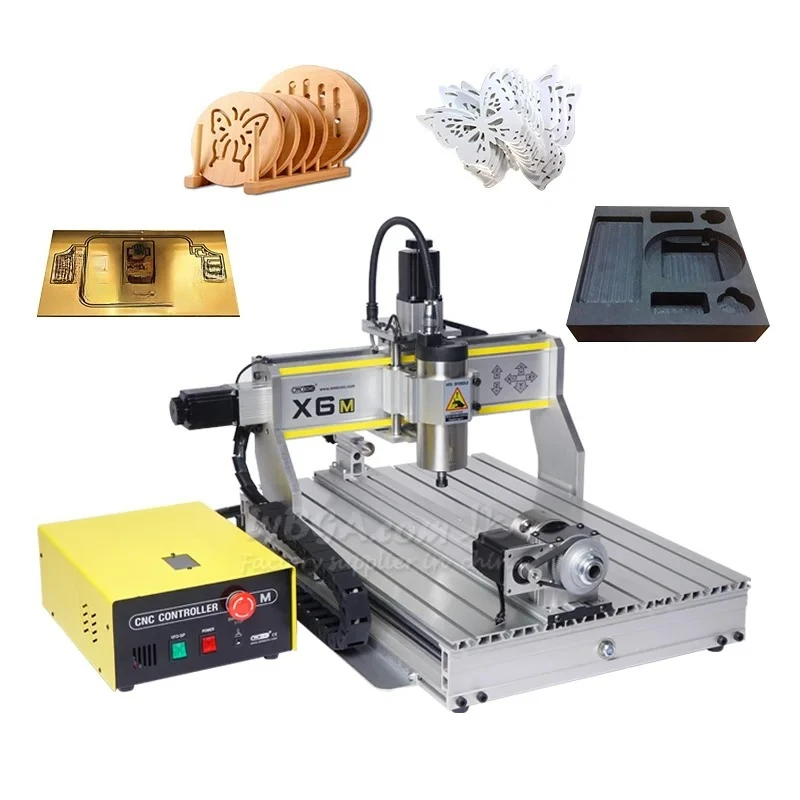 

1500W Water Cooled CNC 6040 Air Cooled PCB Metal Drilling Machine Optional Olffline Control
