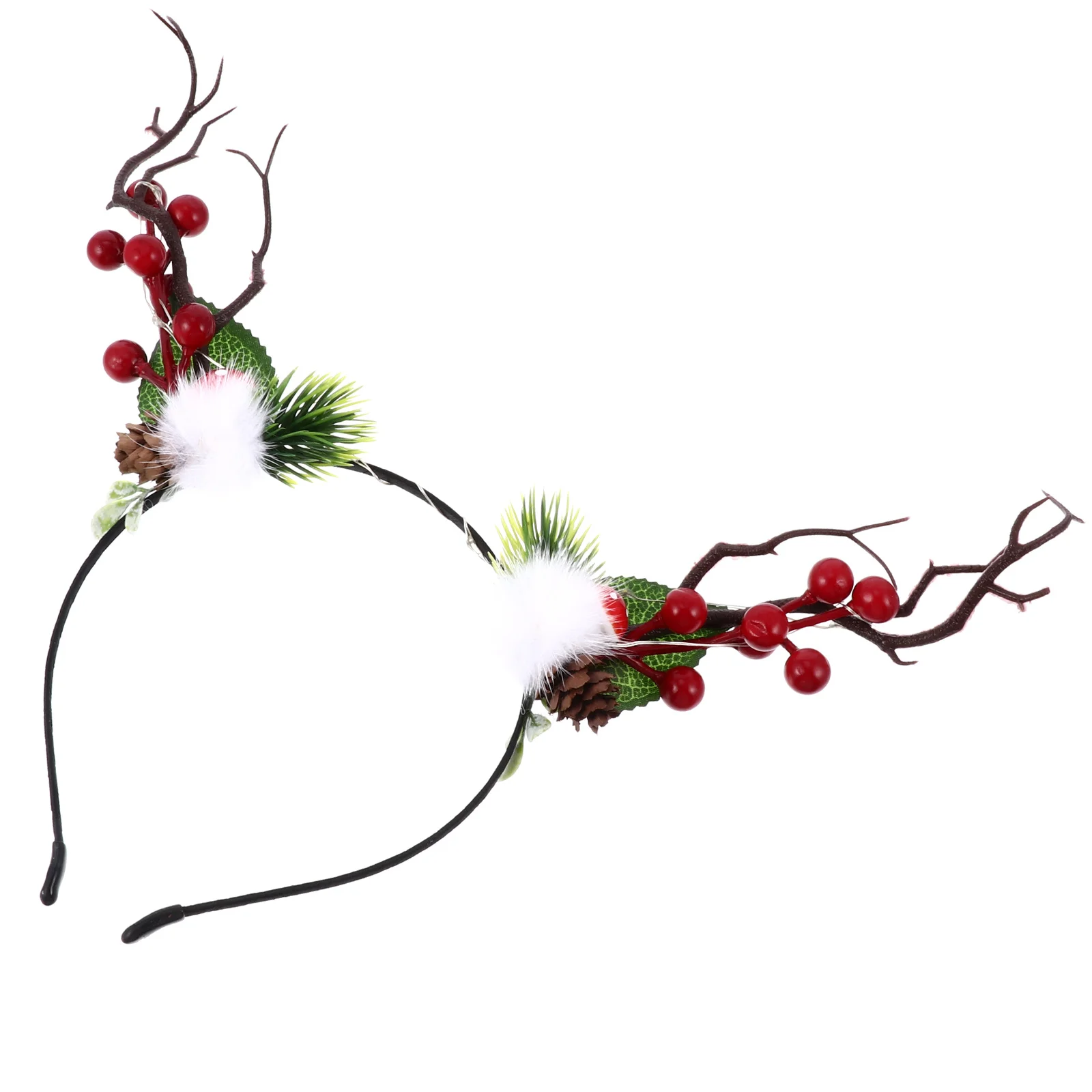 

1Pcs Christmas Kids Luminous Antler Hairband Holiday Headband Lovely Decorative Gift Christmas Hairband Lovely Headband