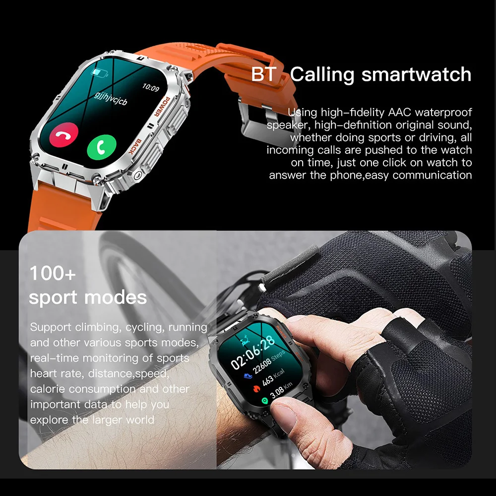 K61 Pro ساعة ذكية للرجال والنساء ساعات المعصم الإلكترونية Smartwatch ساعة اليد الرقمية ساعة GPS المقتفي البوصلة سوار اللياقة البدنية