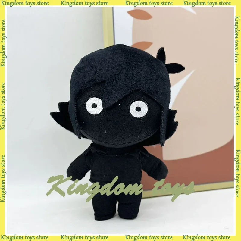 Omori Plush Little Black Pure Black Creative Plush Toys Spoof Cute Christmas Gift Throw Pillow Children Sleep Comfort Companion