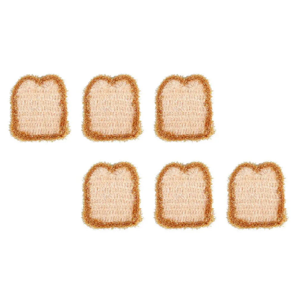 6Pcs Wash Scouring Towels Polyester Dishcloth High Absorbent Kitchen Dish Towels Non-Scratch Cleaning Cloth for Bowls Pots