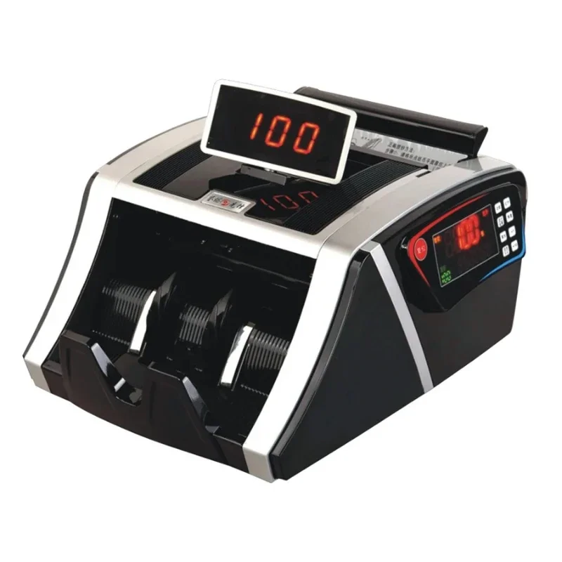 Dual Light Emitting Diode Display Banknote Counter Efficient Banknote Counter