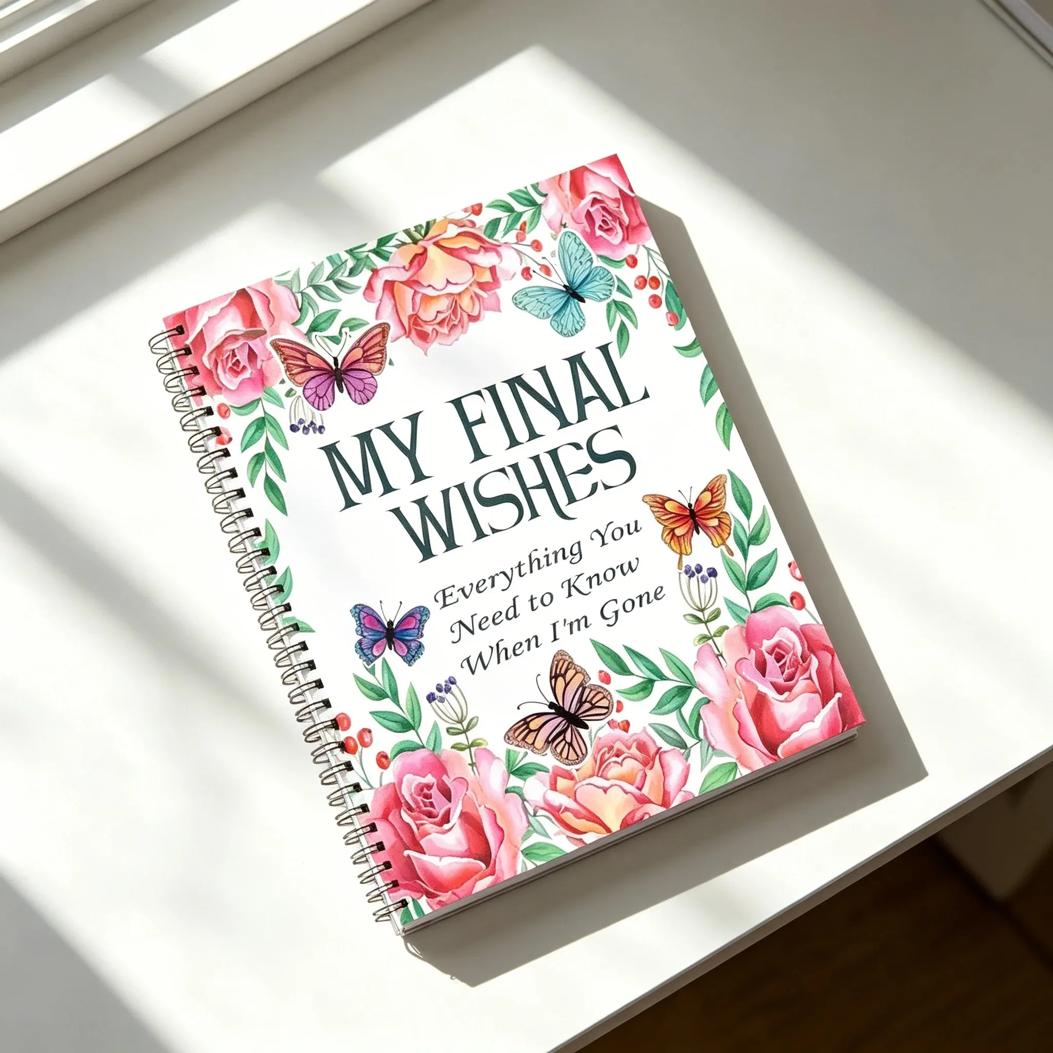 

My Final Wishes Planner End of Life Journal Notebook Daily Organizer Essential Information Guide When Im Gone