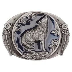 Ceinture de loup sauvage personnalisée, motif bête